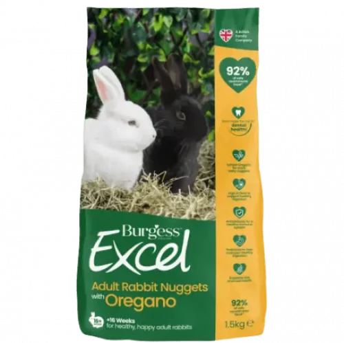 Excel Adult Rabbit Nuggets with Oregano 1.5 kg
