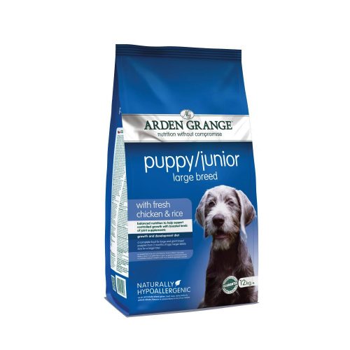 Arden Grange Large Breed Dry Puppy/Junior Dog Food with Chicken and Rice 12kg