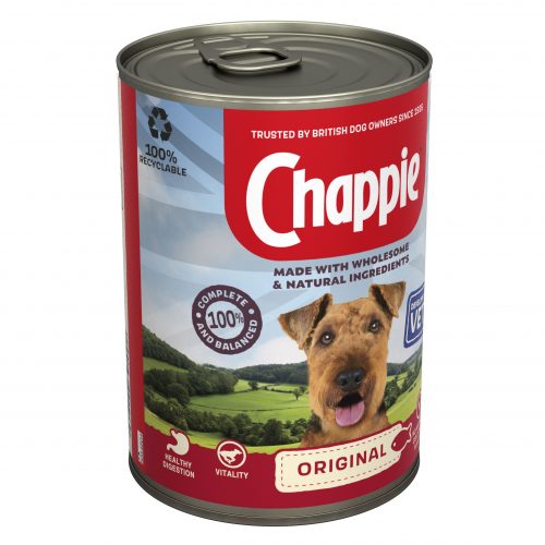 Chappie Wet Adult Dog Food Favourites in Loaf 24 x 412g Tins