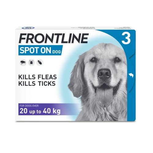 Frontline Spot On Flea and Tick Treatment for Large Dog (20-40kg) 3 Pack