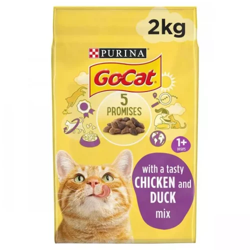 Go-Cat Adult Dry Cat Food Chicken and Duck 4kg