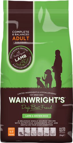 Wainwright’s Complete Dry Adult Dog Food Lamb with Rice 2 kg